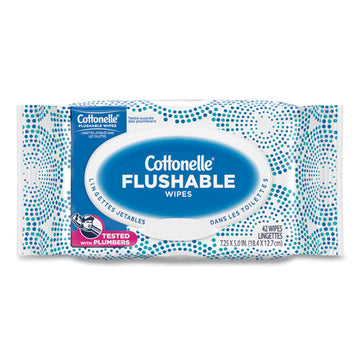 Cottonelle® Fresh Care Flushable Cleansing Cloths, White, 3.73 X 5.5, 84-pack freeshipping - TVN Wholesale